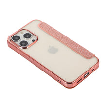 Load image into Gallery viewer, Glitter PU Leather Flip Window iPhone Case