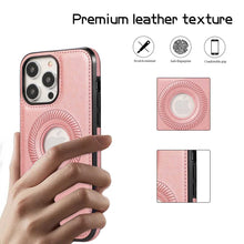 Load image into Gallery viewer, MagSafe iPhone Case Hollow Leather Cover