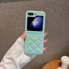 Load image into Gallery viewer, Smooth Diamond Grid Samsung Flip Case