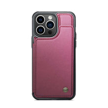 Load image into Gallery viewer, Apple iPhone Backpack Case Cover, Wine Red