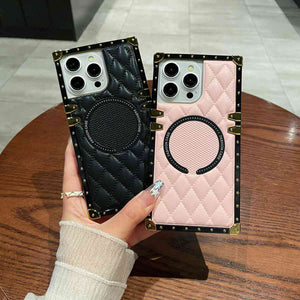 Square Rhombic Lattice Apple iPhone MagSafe Case