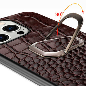 Apple iPhone Case Magnetic Holder Leather Cover