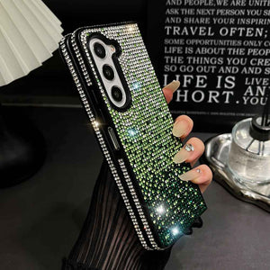 Gradient Diamond Samsung Flip Fold Case Cover