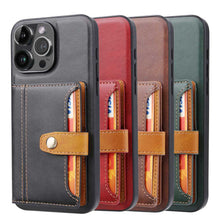 Load image into Gallery viewer, Veneer Card iPhone Leather Case, Overall View