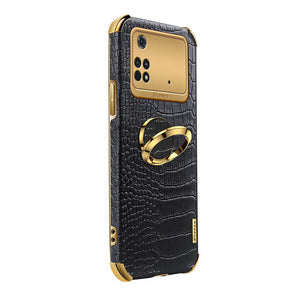 Xiaomi Crocodile Pattern PU Leather With Holder Protective Cover