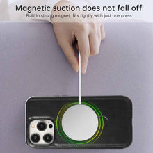 Load image into Gallery viewer, MagSafe Holder iPhone Case Hollow Leather Cover