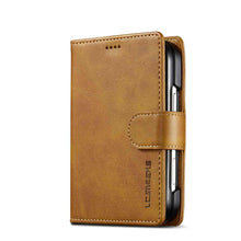 Load image into Gallery viewer, iPhone Duo Carbon Fiber Leather Case