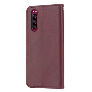 Sony Case Classic Leather Card Slot Protective Cover