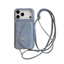 Load image into Gallery viewer, Jeans Organ Bag Lanyard iPhone Case, Main
