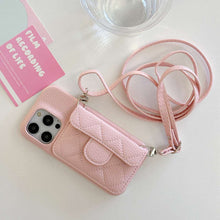 Load image into Gallery viewer, Fashion Litchi Pattern Anti-fingerprint iPhone Case, Pink