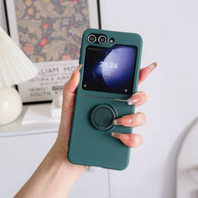 Load image into Gallery viewer, Samsung Silicone Finger Holder Case, Dark Green