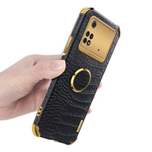 Load image into Gallery viewer, Xiaomi Crocodile Pattern PU Leather With Holder Protective Cover
