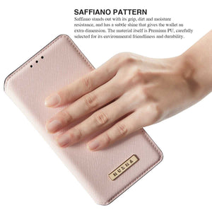 Cross Stripes Oppo Case Flip Window Cover