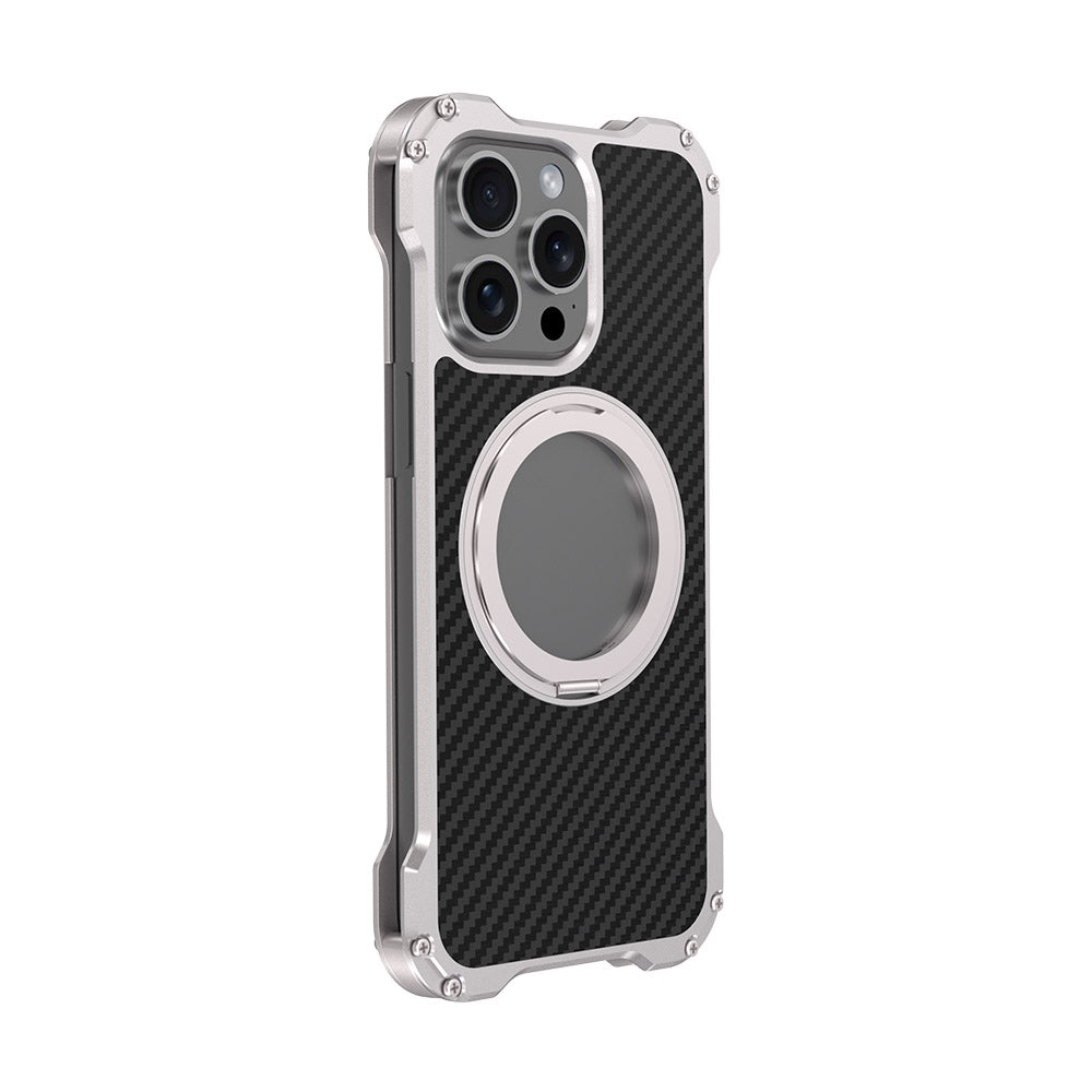 Carbon Fiber iPhone 15 Pro Max Finger Holder Case