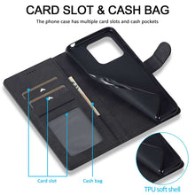 Load image into Gallery viewer, Xiaomi Case Magnetic Snap Buckle Card Slot Leather Cover