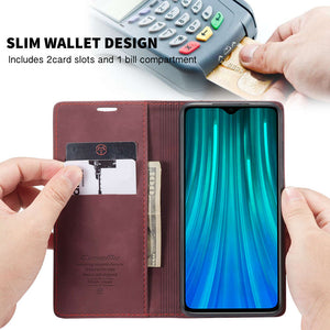 Redmi Case Flip Window Leather Card Slot Protective Cover