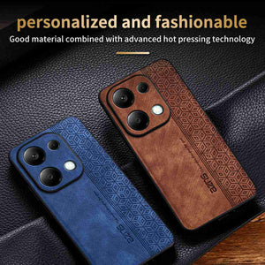 Redmi Case Business Style 3D Embossing Protective Cover