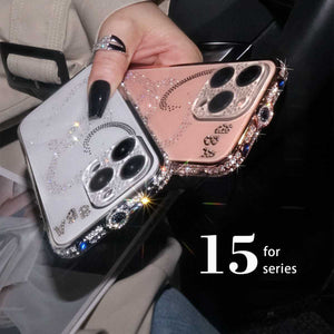 iPhone Diamond Metal Bumper,  Top View
