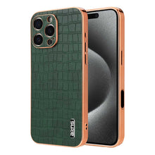 Load image into Gallery viewer, Crocodile PU Leather Apple iPhone Casing