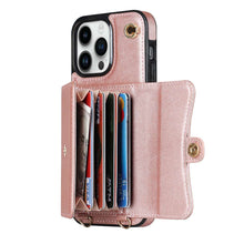 Load image into Gallery viewer, Organ Card Pack Leather iPhone Case, Overall View