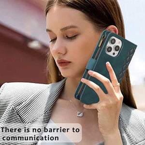Diamond-shaped Zipper Bag iPhone Case