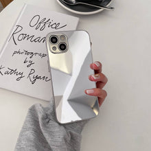 Load image into Gallery viewer, Acylic Mirror Effect iPhone Case, Silver 1