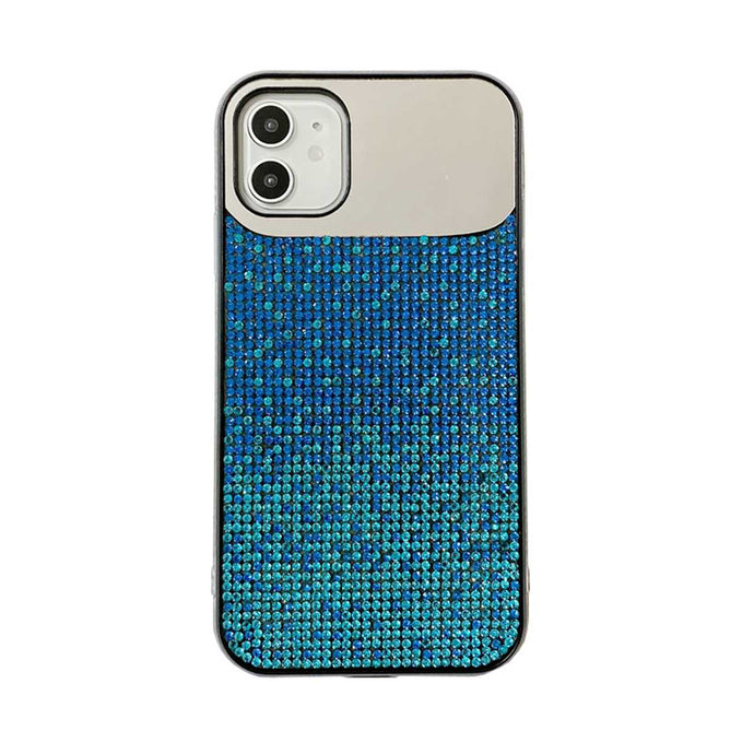 iPhone Case Gradient Diamond Mirror Effect Cover