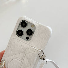 Load image into Gallery viewer, Fashion Litchi Pattern Anti-fingerprint iPhone Case, Open View