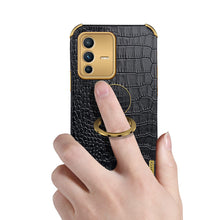 Load image into Gallery viewer, Vivo Crocodile Pattern With Holder Protective Cover