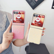Load image into Gallery viewer, Geometric Gradient PU Flip Case Cover