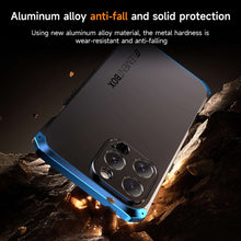 Load image into Gallery viewer, Apple iPhone 16 Pro Max Frosted Metal Case, Close-up Shockproof