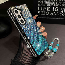 Load image into Gallery viewer, Gradient Diamond Samsung Flip Fold Case Cover