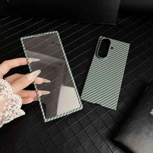Load image into Gallery viewer, Carbon Fiber MagSafe Samsung Galaxy Z Fold Case With Screen Protector