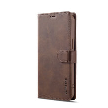 Load image into Gallery viewer, iPhone Case Magnetic Snap Buckle Card Slot Leather Cover