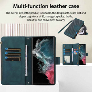 Diamond-shaped Zipper Bag Samsung Case