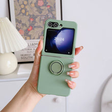Load image into Gallery viewer, Samsung Silicone Finger Holder Case, Light Green