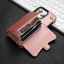 Load image into Gallery viewer, Organ Card Pack Leather iPhone Case, Organ Card Display