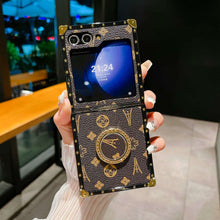 Load image into Gallery viewer, Samsung Flip Case Metal Finger Ring Holder Cover