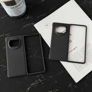 Carbon Fiber Flip Fold Case Cover