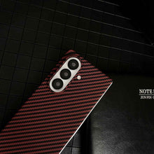 Load image into Gallery viewer, Carbon Fiber MagSafe Samsung Galaxy Z Fold Case With Screen Protector
