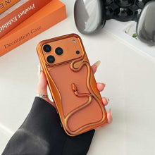Load image into Gallery viewer, Plating Snake iPhone Case, Orange