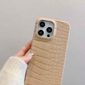 Apple iPhone Case Crocodile Pattern Leather Case