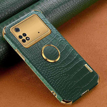 Load image into Gallery viewer, Redmi Crocodile Pattern PU Leather With Holder Protective Cover