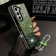 Load image into Gallery viewer, Gradient Diamond Samsung Flip Fold Case Cover