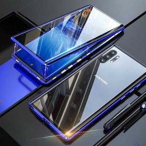 Samsung Cases Double Side Tempered Glass Magnetic Cover