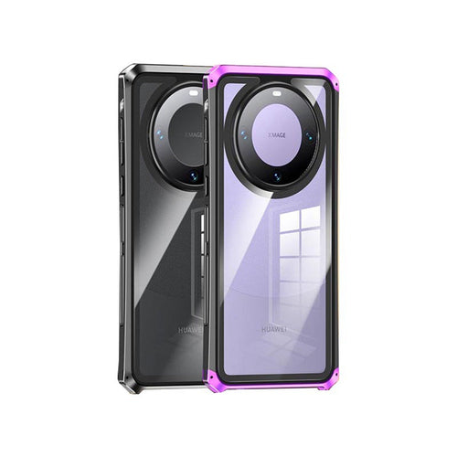Aluminum Metal Glass iPhone Case, Front View