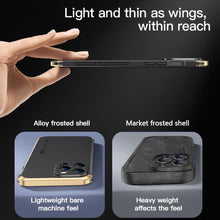 Load image into Gallery viewer, Apple iPhone 15 Pro Max Frosted Metal Case, Side View