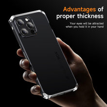 Load image into Gallery viewer, Apple iPhone 16 Pro Max Frosted Metal Case, In hand Display