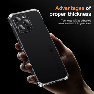 Apple iPhone 16 Pro Max Frosted Metal Case, In hand Display