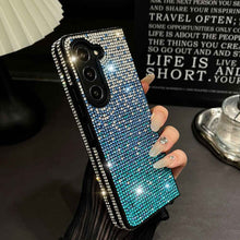 Load image into Gallery viewer, Gradient Diamond Samsung Flip Fold Case Cover
